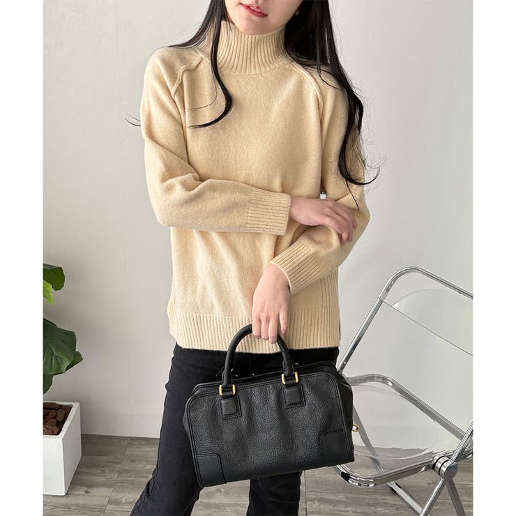 ソフトタッチハイネックニット レディース 長袖 | Dewlily | 詳細画像15 