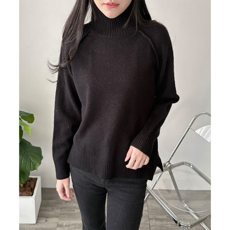 ソフトタッチハイネックニット レディース 長袖 | Dewlily | 詳細画像21 