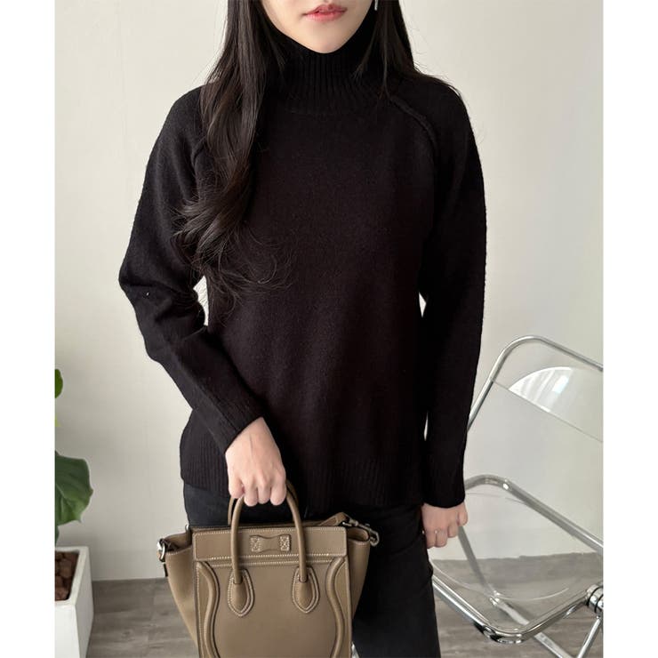 ソフトタッチハイネックニット レディース 長袖 | Dewlily | 詳細画像23 