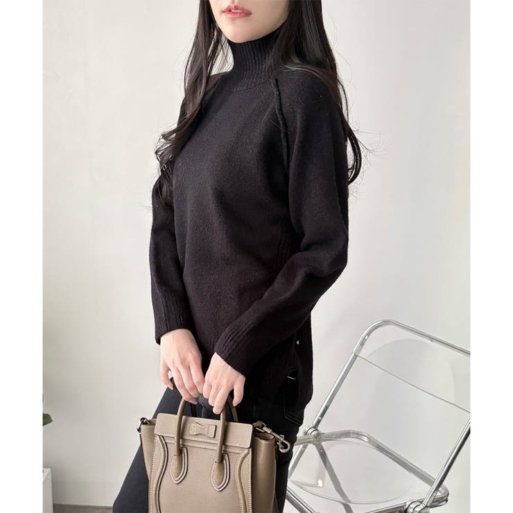 ソフトタッチハイネックニット レディース 長袖 | Dewlily | 詳細画像24 