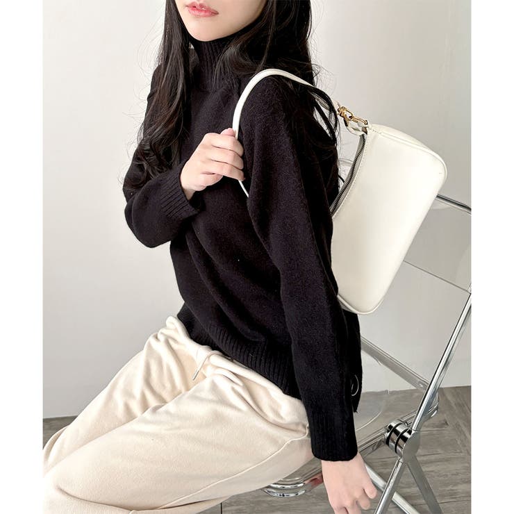 ソフトタッチハイネックニット レディース 長袖 | Dewlily | 詳細画像29 