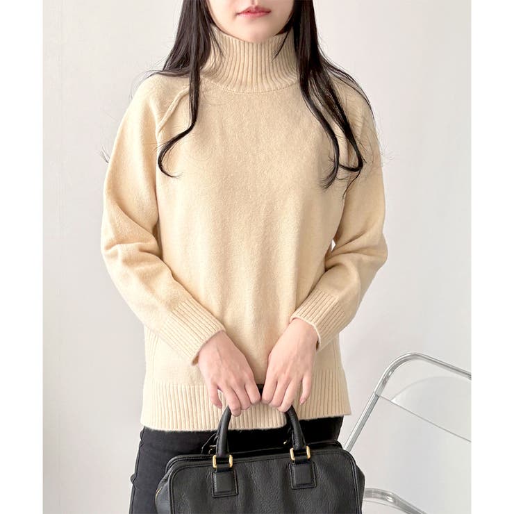 ソフトタッチハイネックニット レディース 長袖 | Dewlily | 詳細画像7 