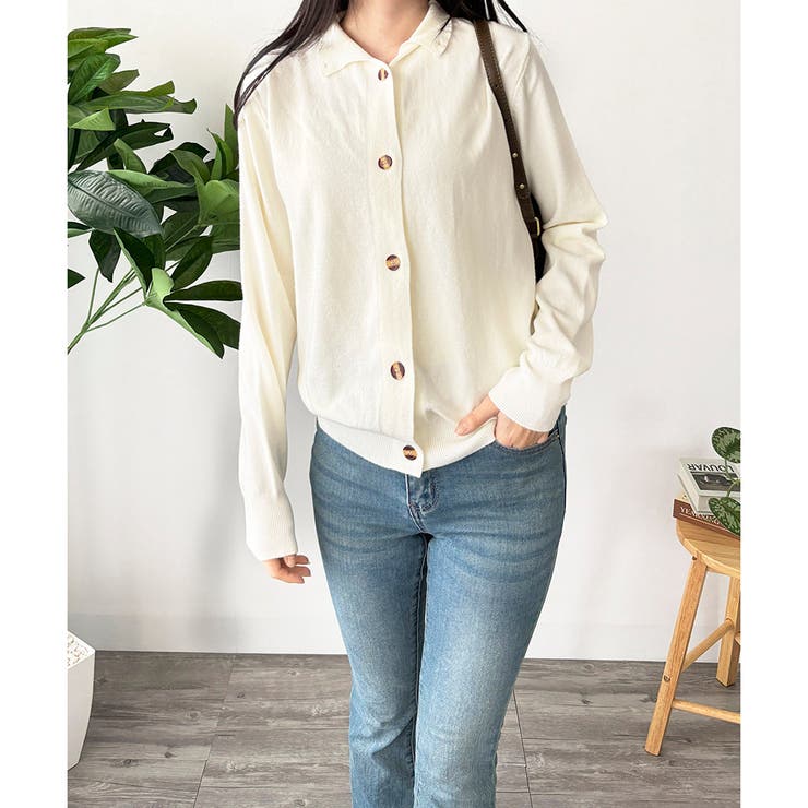 ソフトニットカーディガン レディース 羽織 | Dewlily | 詳細画像11 