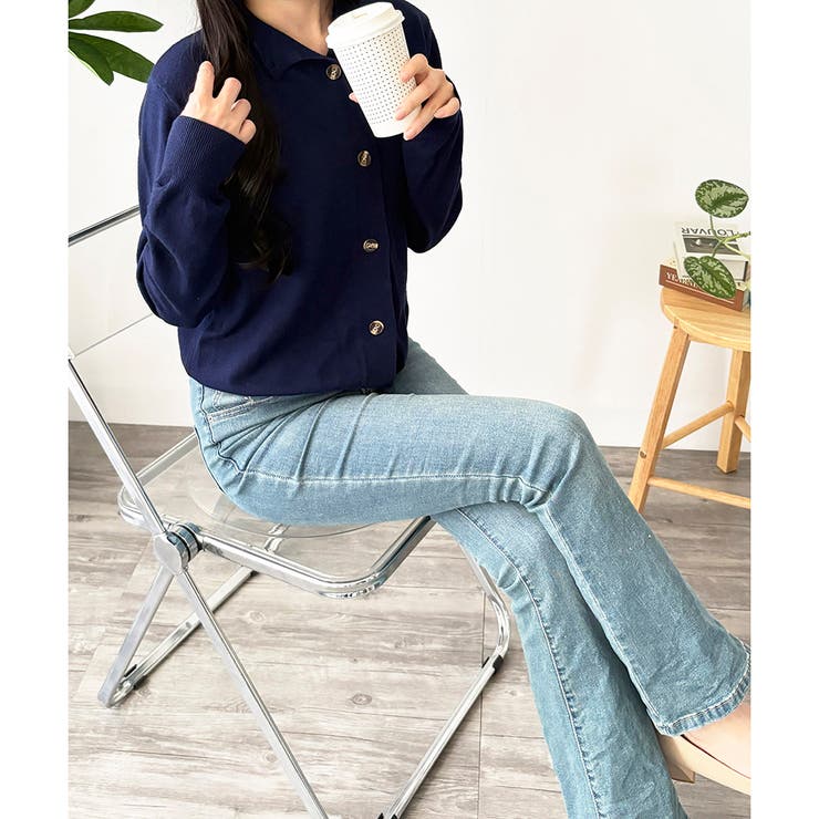 ソフトニットカーディガン レディース 羽織 | Dewlily | 詳細画像21 