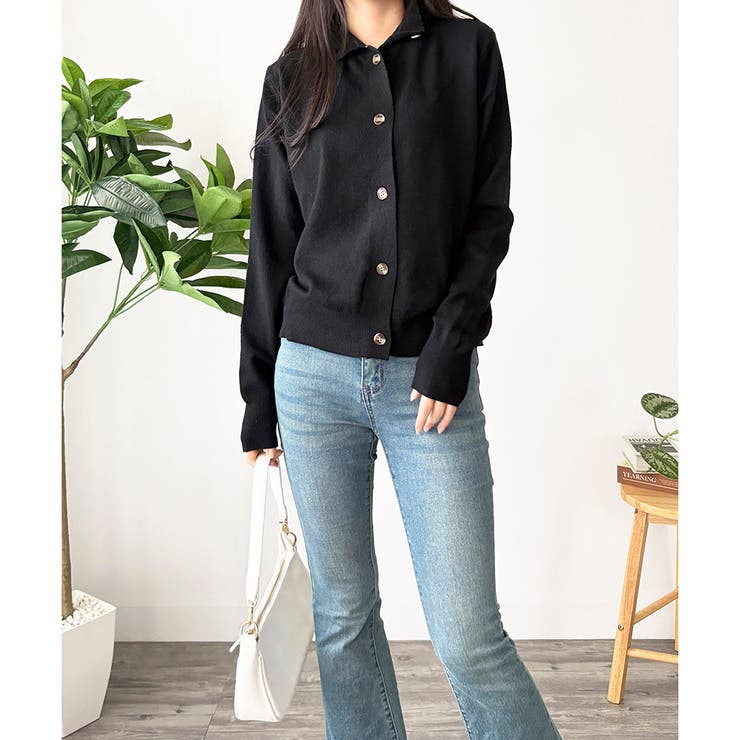 ソフトニットカーディガン レディース 羽織 | Dewlily | 詳細画像26 