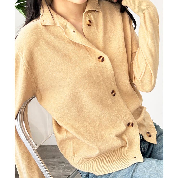 ソフトニットカーディガン レディース 羽織 | Dewlily | 詳細画像30 