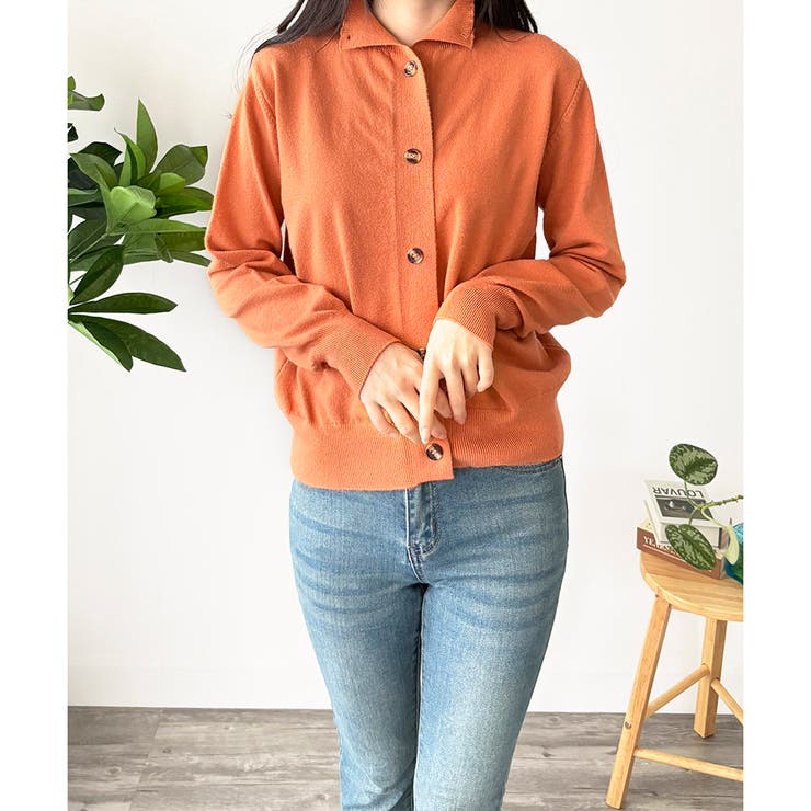 ソフトニットカーディガン レディース 羽織 | Dewlily | 詳細画像4 