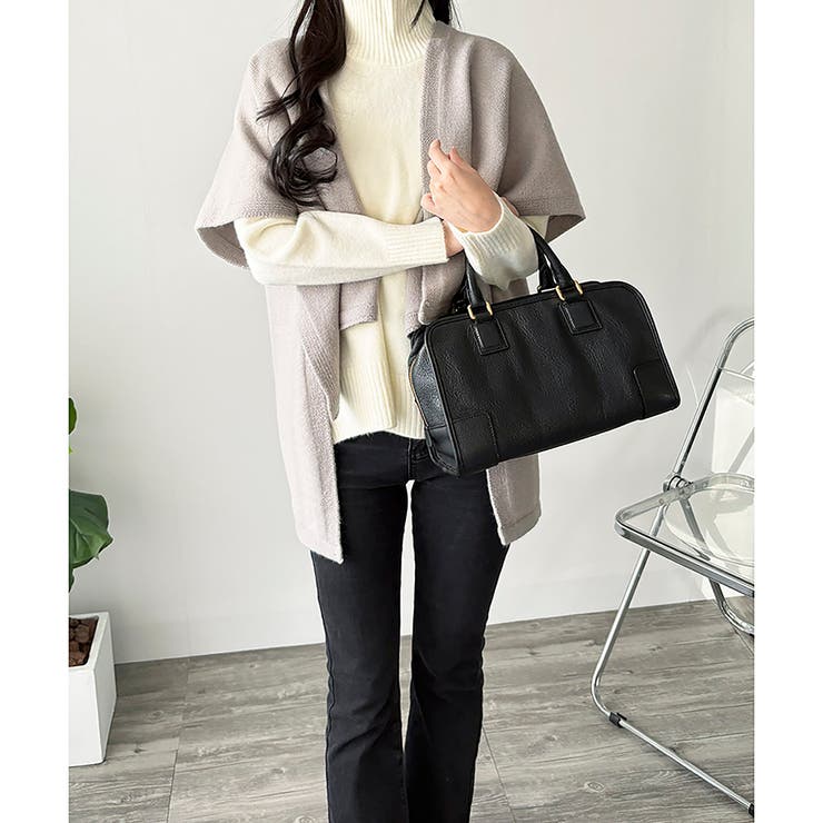 ポンチョ風ニットカーディガン レディース 羽織 | Dewlily | 詳細画像26 