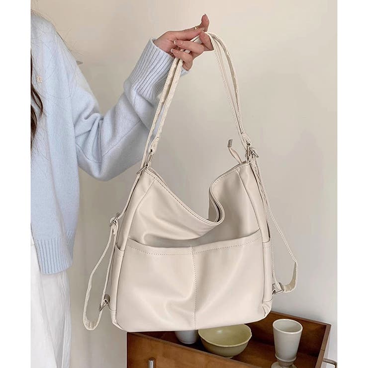 ソフトタッチ2WAYリュックショルダーバッグ レディース 大容量 | Dewlily | 詳細画像19 