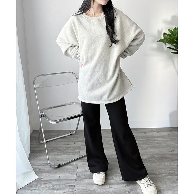 スウェットフレアパンツ レディース 裏起毛 | Dewlily | 詳細画像19 