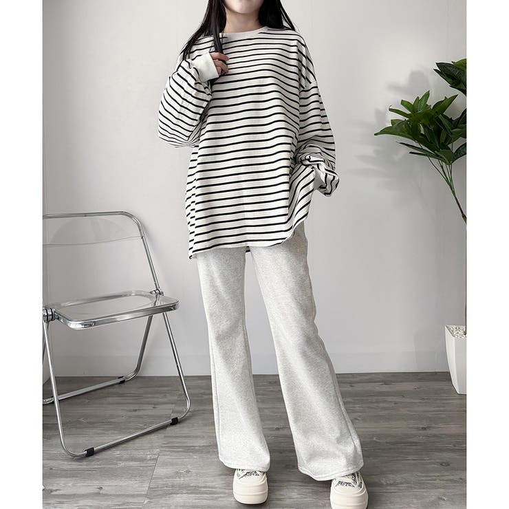 スウェットフレアパンツ レディース 裏起毛 | Dewlily | 詳細画像27 