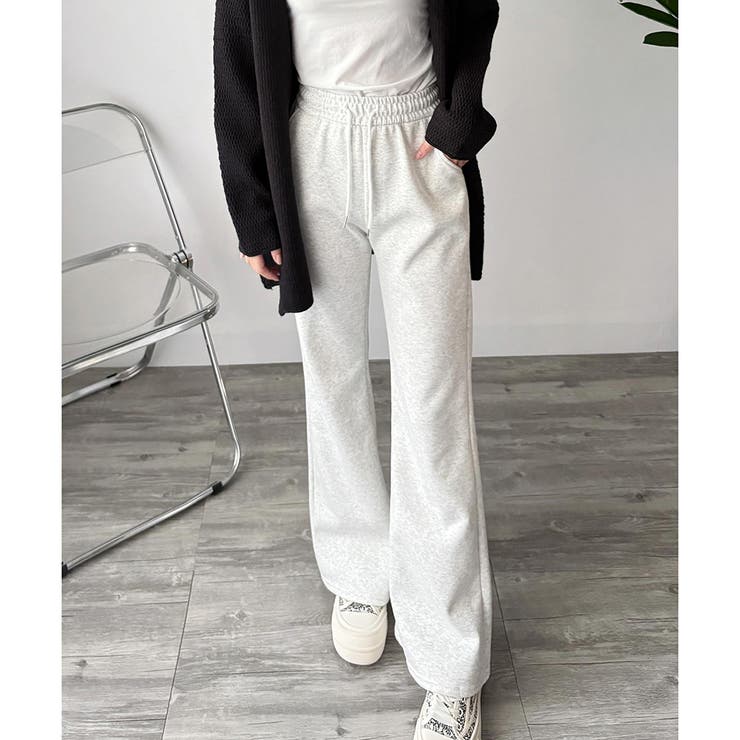 スウェットフレアパンツ レディース 裏起毛 | Dewlily | 詳細画像31 