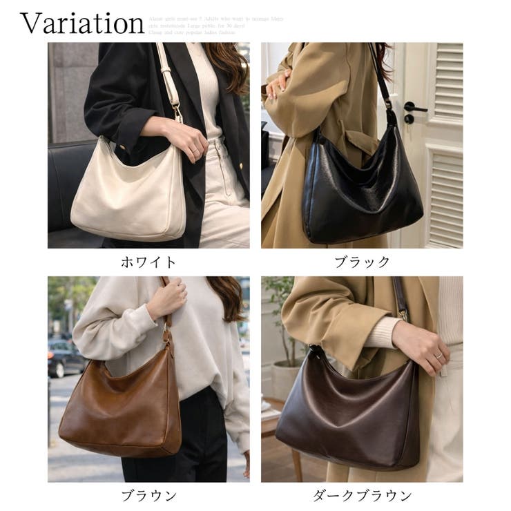 ソフトフェイクレザーワンショルダーバッグ レディース カジュアル | Dewlily | 詳細画像5 