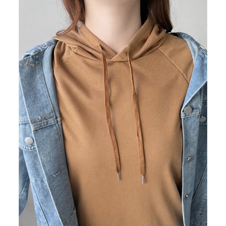 フード付きIラインロングワンピース レディース カジュアル | Dewlily | 詳細画像18 