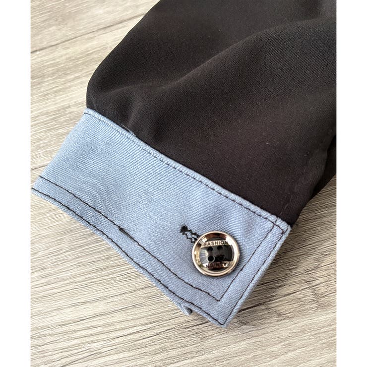 配色セーラーカラーロングワンピース レディース カジュアル | Dewlily | 詳細画像22 