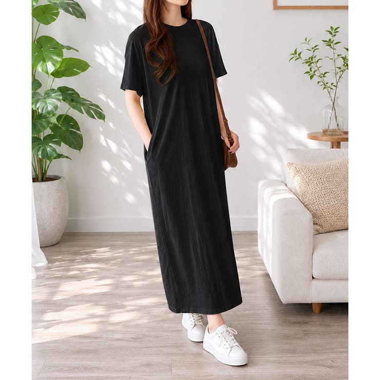 ゆるTシャツロングワンピース レディース カジュアル | Dewlily | 詳細画像18 