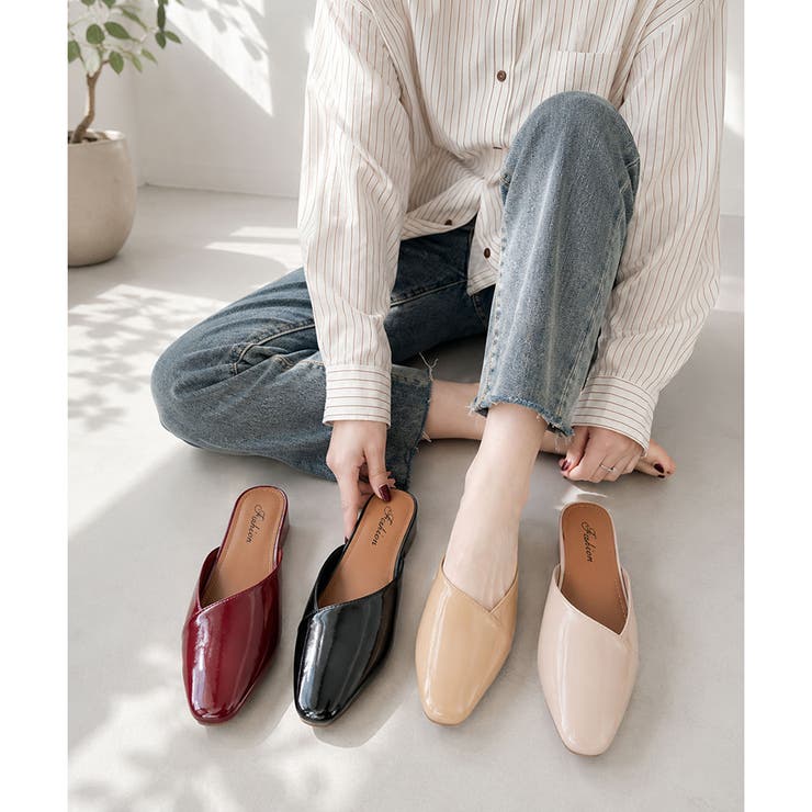 ポインテッドトゥミュールサンダル レディース カジュアル | Dewlily | 詳細画像26 