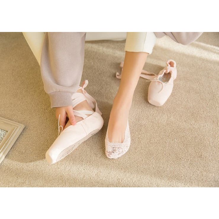 脱げない フットカバーレース地幅広ゴムでズレない 快適な履き心地ソックス | Amulet | 詳細画像11 