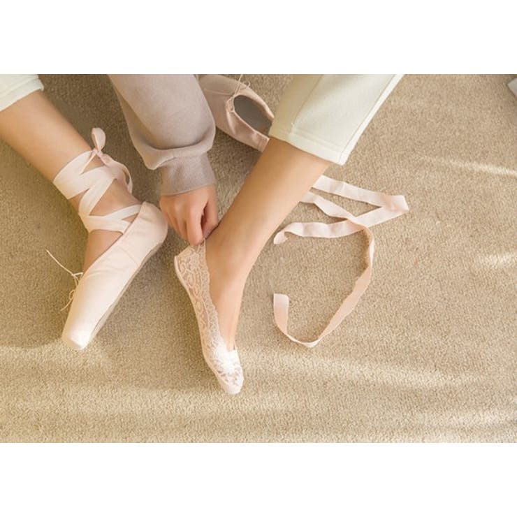 脱げない フットカバーレース地幅広ゴムでズレない 快適な履き心地ソックス | Amulet | 詳細画像12 