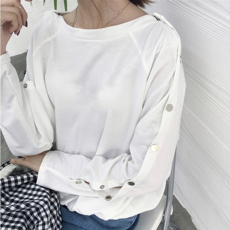 腕ボタン付きトップス | Amulet | 詳細画像4 