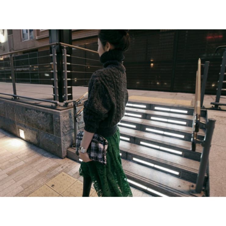 ミモレ丈総レーススカート | Amulet | 詳細画像4 