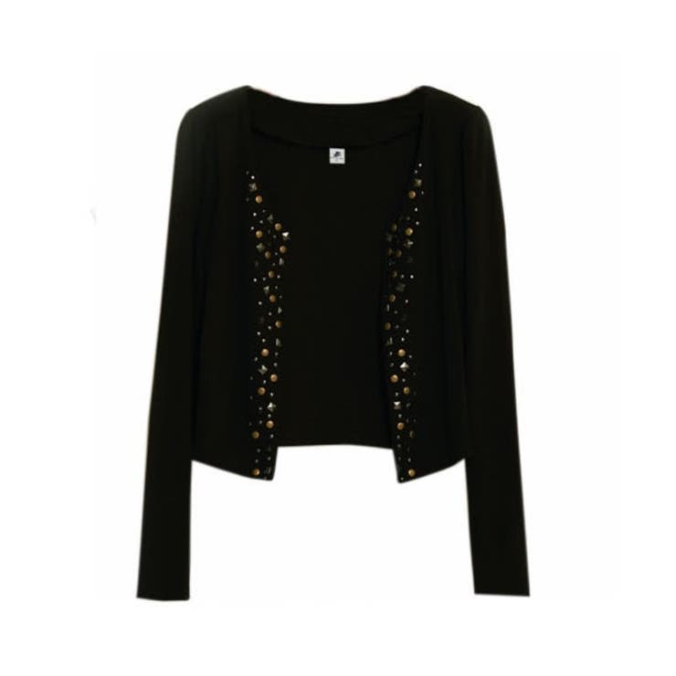 スタッツジャケット レディース 秋冬春 ショート丈 セレブ | Amulet | 詳細画像6 