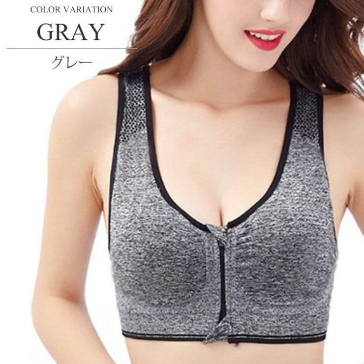 フロントファスナーナイト＆スポーツブラジャー 韓国 ファッション | Amulet | 詳細画像12 