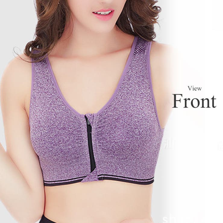 フロントファスナーナイト＆スポーツブラジャー 韓国 ファッション | Amulet | 詳細画像13 