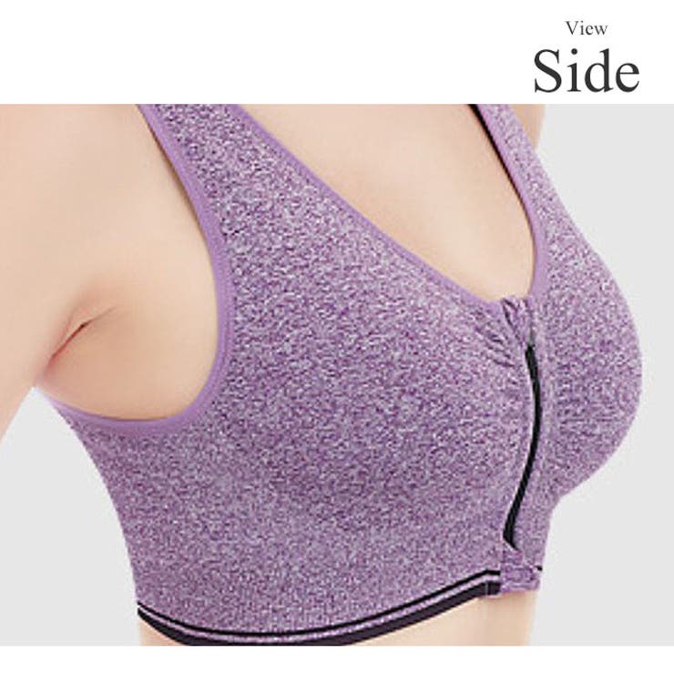 フロントファスナーナイト＆スポーツブラジャー 韓国 ファッション | Amulet | 詳細画像14 