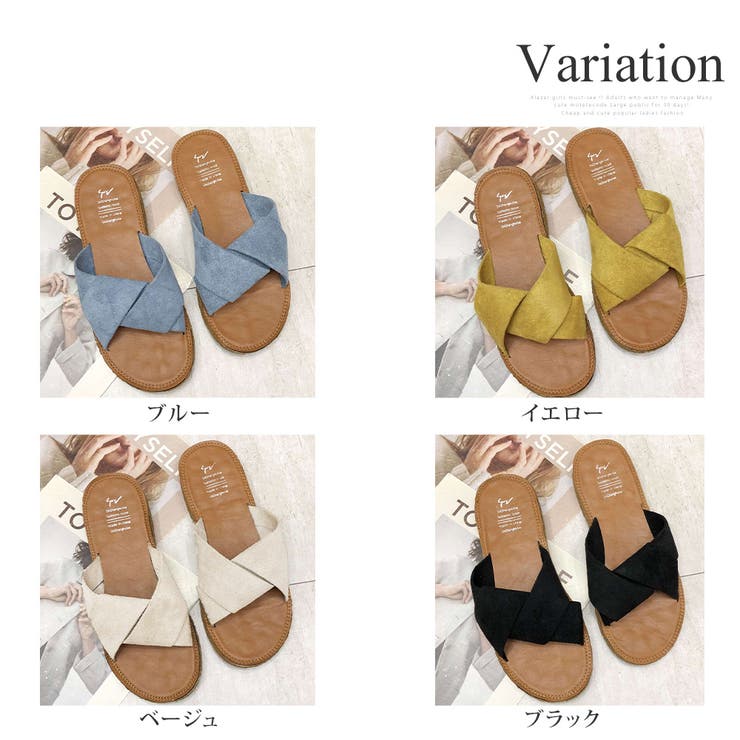 フラットサンダル レディース ぺたんこ | Amulet | 詳細画像5 