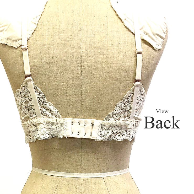 フルレースノンワイヤーブラジャー＆ショーツセット シンプル 可愛い きれいめ | Amulet | 詳細画像12 