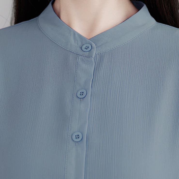 ラッフルスリーブブラウス フリル袖 シフォンブラウス | Amulet | 詳細画像16 