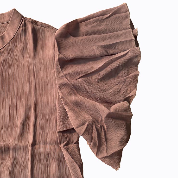 ラッフルスリーブブラウス フリル袖 シフォンブラウス | Amulet | 詳細画像23 