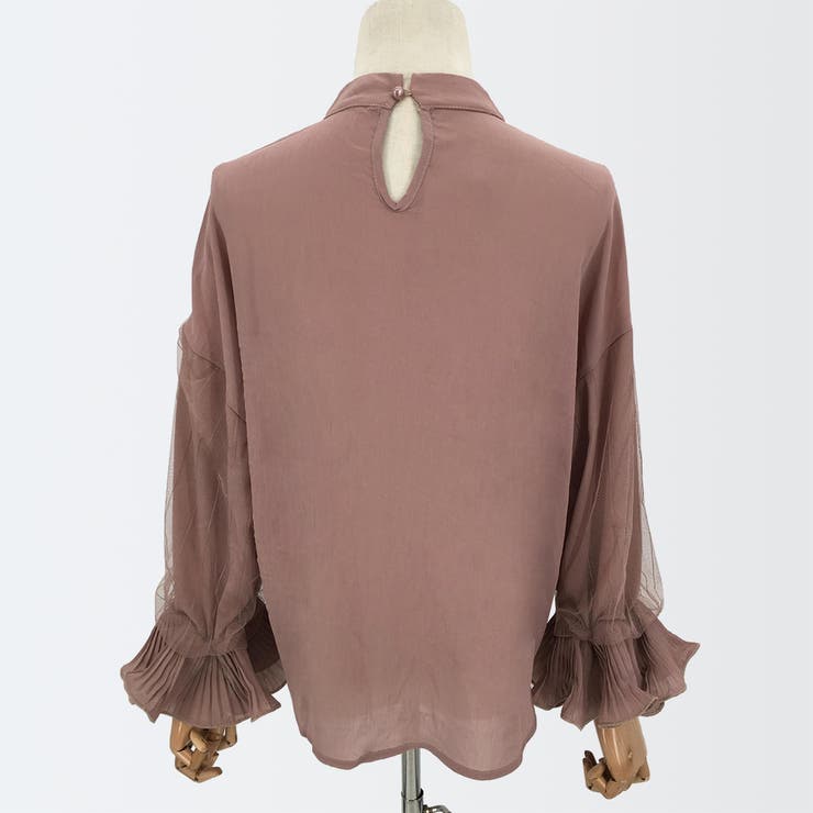 レーススリーブトップス ブラウス レース | Amulet | 詳細画像16 