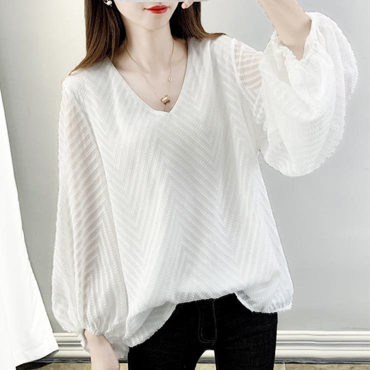 袖ふわっとトップス ブラウス 長袖 | Amulet | 詳細画像2 