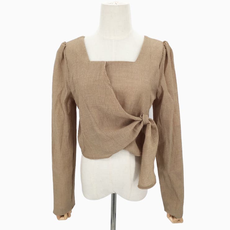 ワッシャーリボンブラウス 長袖 ブラウス | Amulet | 詳細画像13 