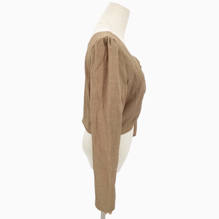 ワッシャーリボンブラウス 長袖 ブラウス | Amulet | 詳細画像14 