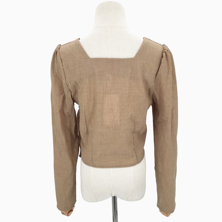 ワッシャーリボンブラウス 長袖 ブラウス | Amulet | 詳細画像15 