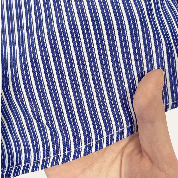 アシンメトリーストライプブラウス 長袖 レディース | Amulet | 詳細画像15 