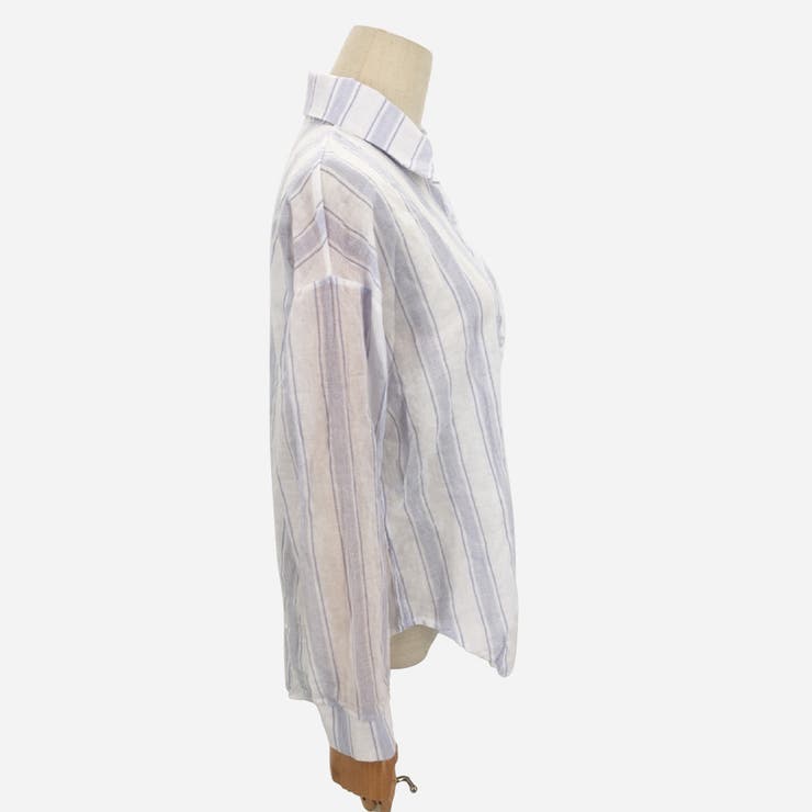 ストライプシャツ ブラウス ストライプ柄 | Amulet | 詳細画像13 