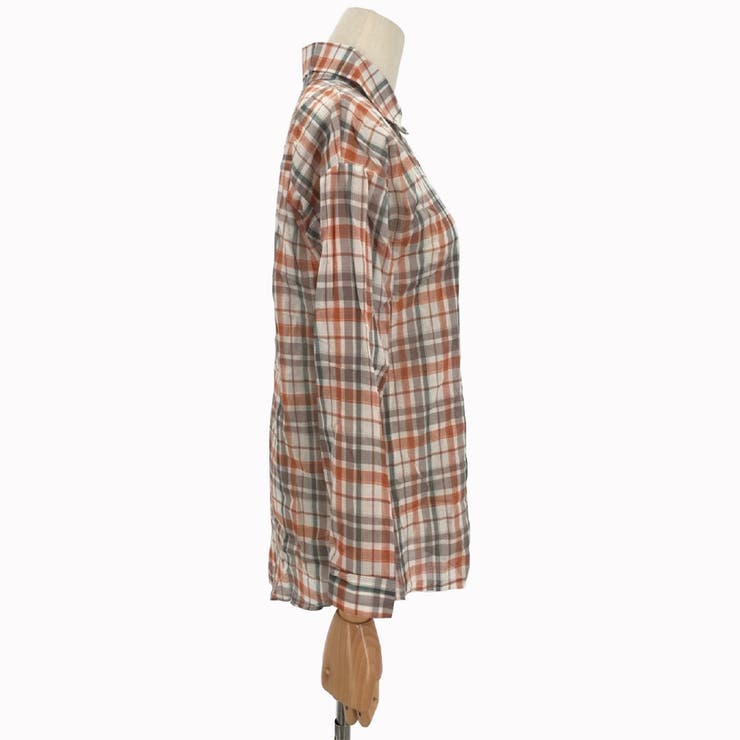 長袖チェックシャツ トップス 長袖 | Amulet | 詳細画像17 