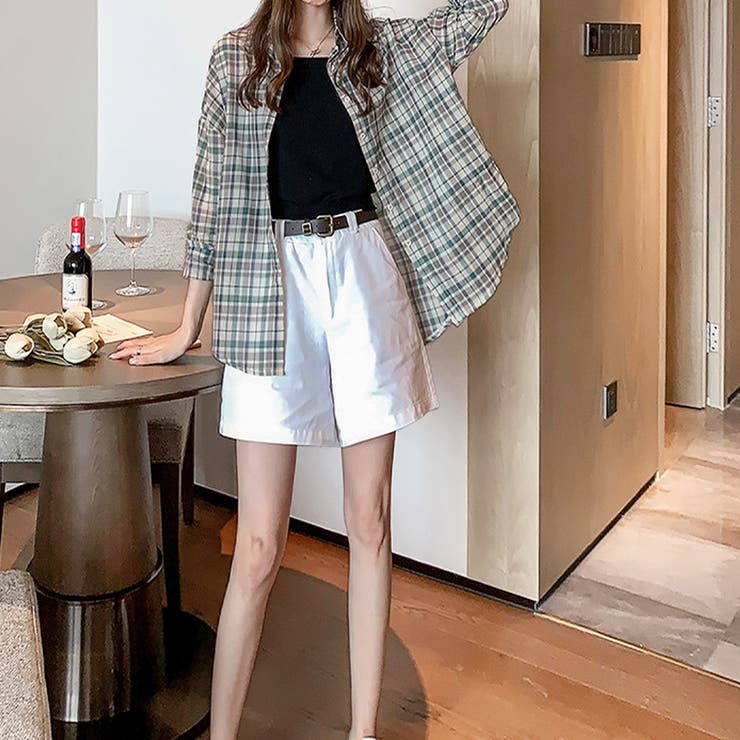 長袖チェックシャツ トップス 長袖 | Amulet | 詳細画像3 