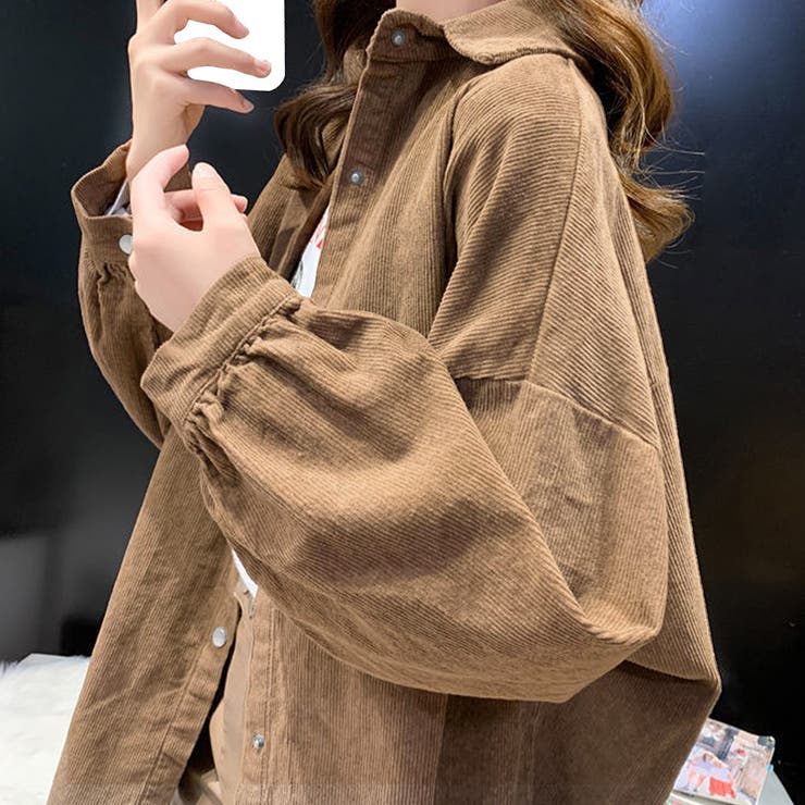 コーデュロイブラウス トップス 長袖 | Amulet | 詳細画像12 