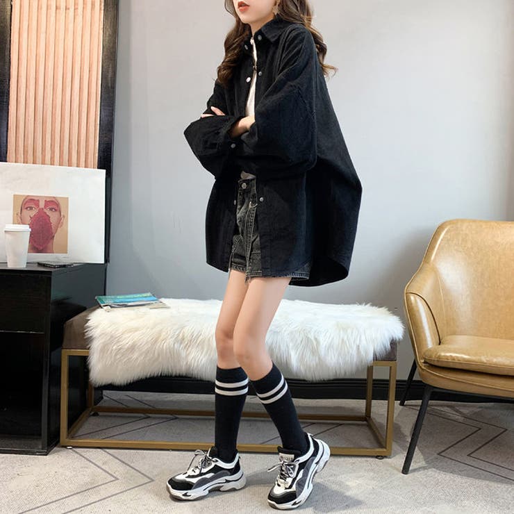 コーデュロイブラウス トップス 長袖 | Amulet | 詳細画像3 