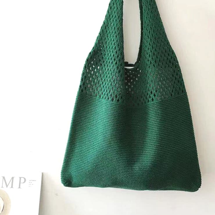 ニットトートバック レディース マチなし | Amulet | 詳細画像4 