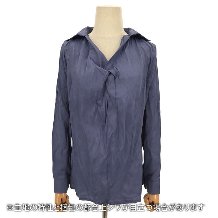 ツイストスキッパーブラウス レディース 長袖 | Amulet | 詳細画像16 