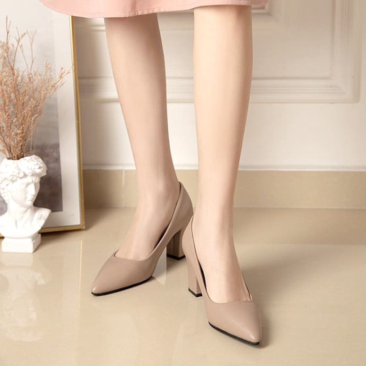 シンプルヒールパンプス レディース ヒール7cm | Amulet | 詳細画像4 