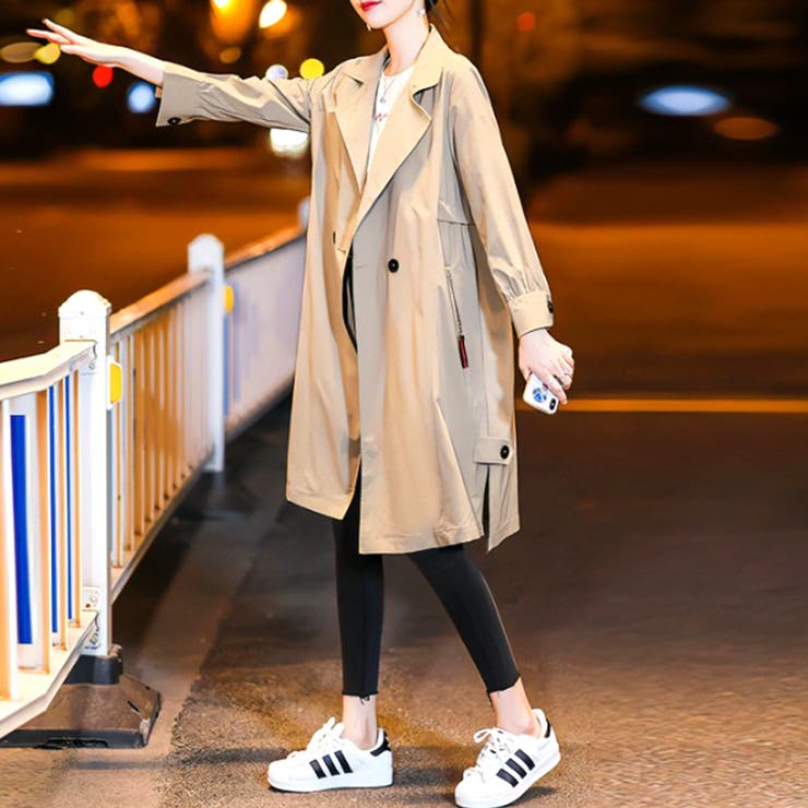 シンプルトレンチコート レディース アウター | Amulet | 詳細画像7 