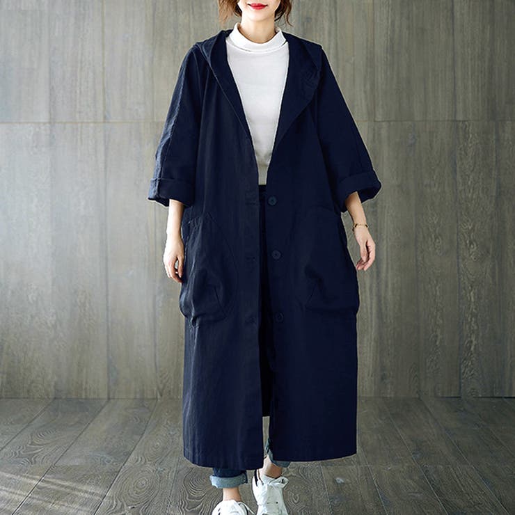 ビッグシルエットトレンチコート レディース ロング丈 | Amulet | 詳細画像7 