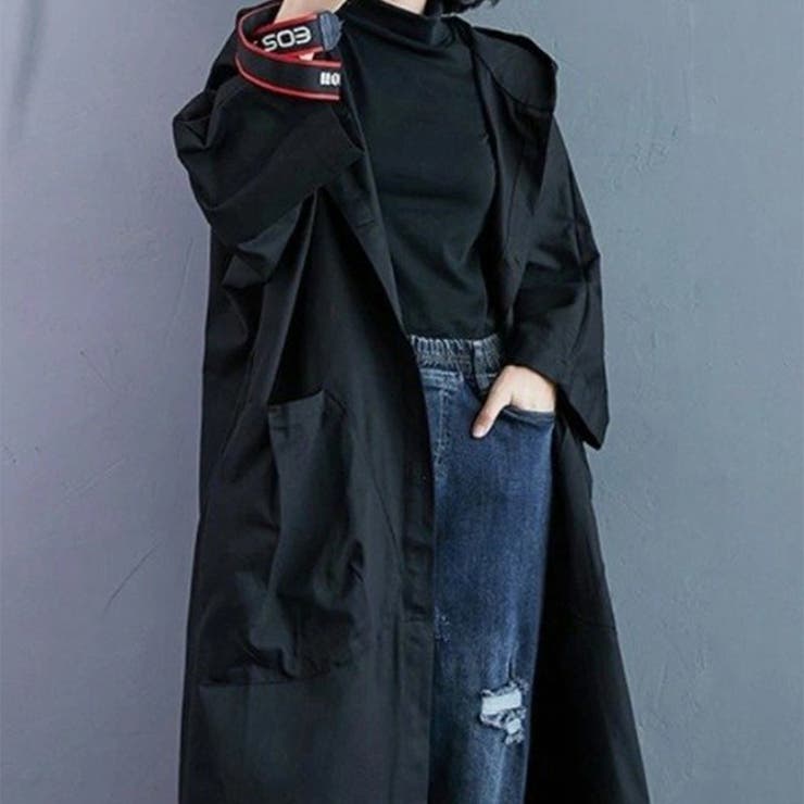 オーバーサイズトレンチコート レディース フード付き | Amulet | 詳細画像10 